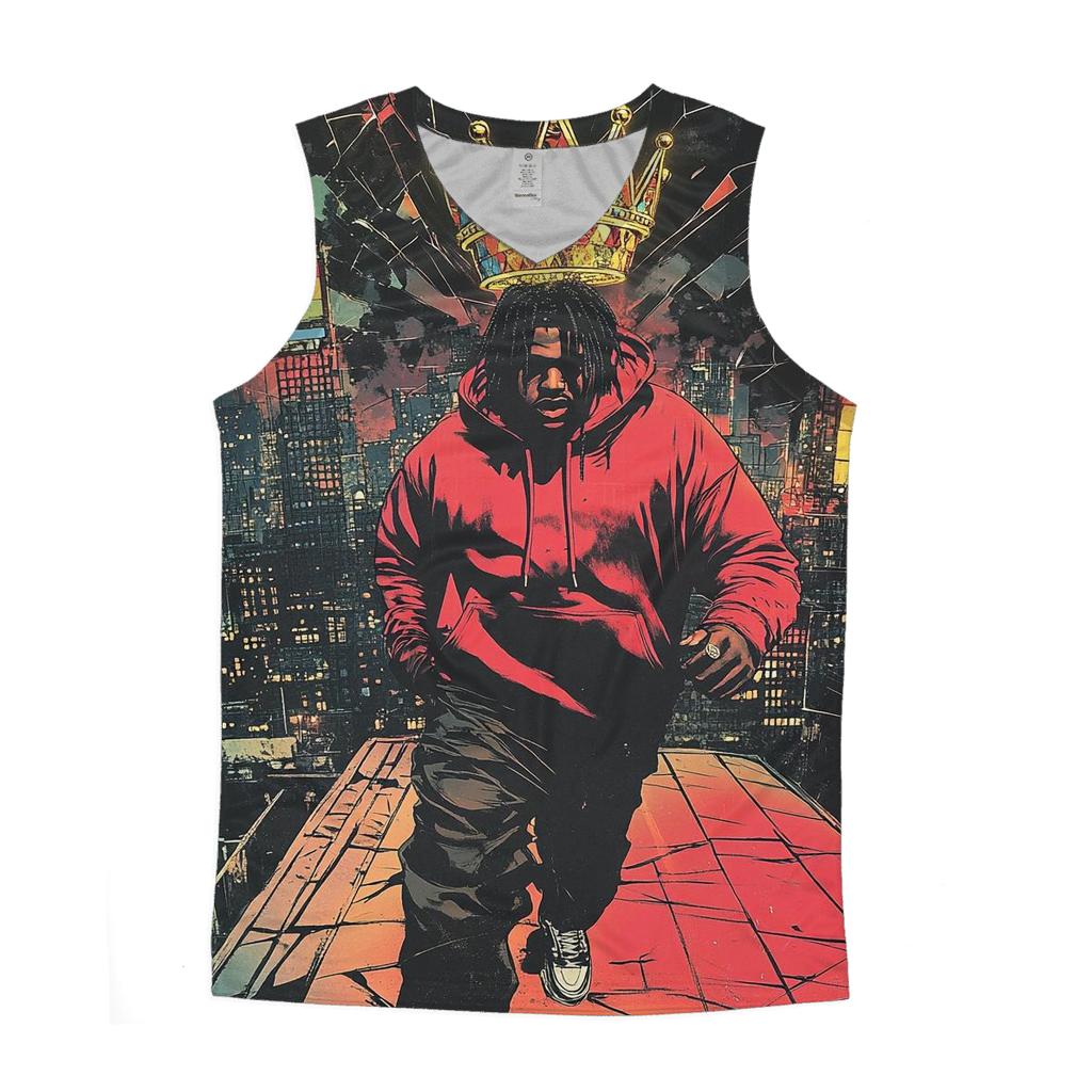 Biggie Skyline Mosaic designer workout tanks