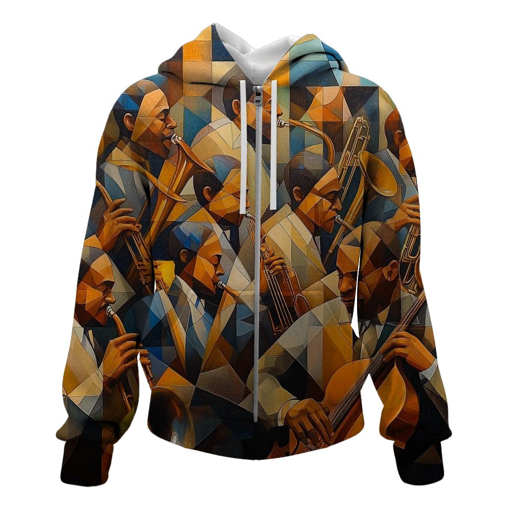 Picasso Inspired Abstract Musicians premium hoodies