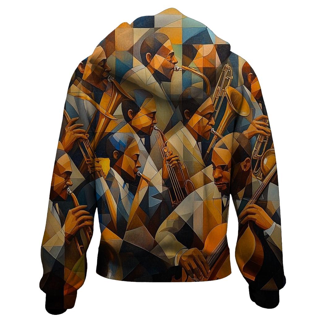 Picasso Inspired Abstract Musicians premium hoodies