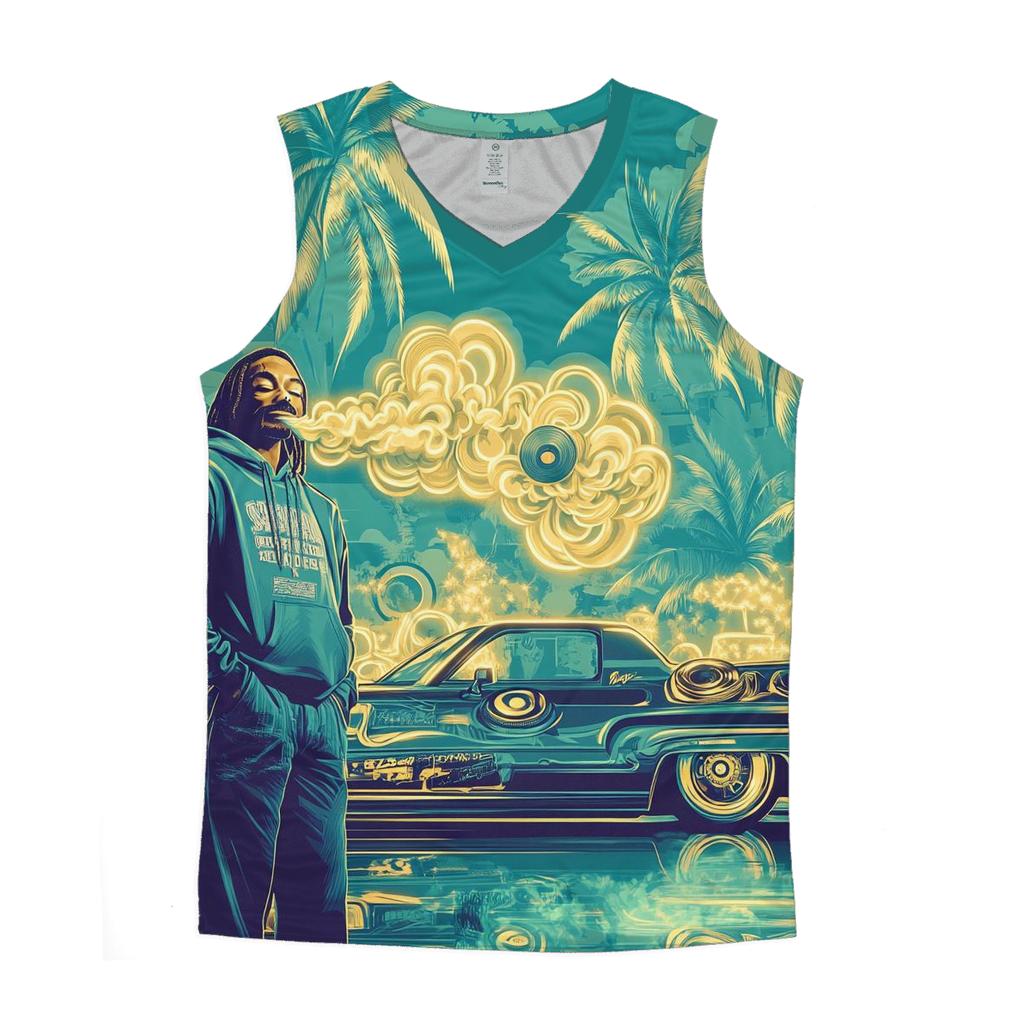 Snoop Dogg Neon Lowrider casual summer tank tops