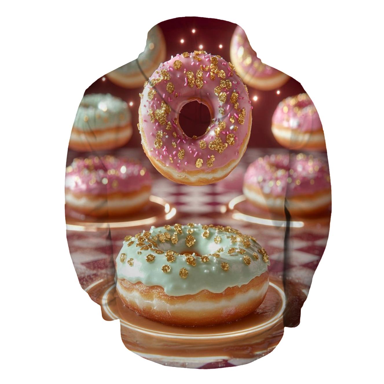 Gilded Donut Orbit zip-up hoodies