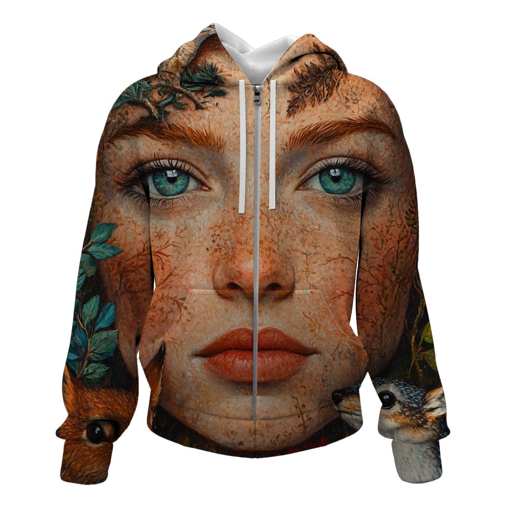 Frida Kahlo Inspired Portrait Of Memory hoodie styles