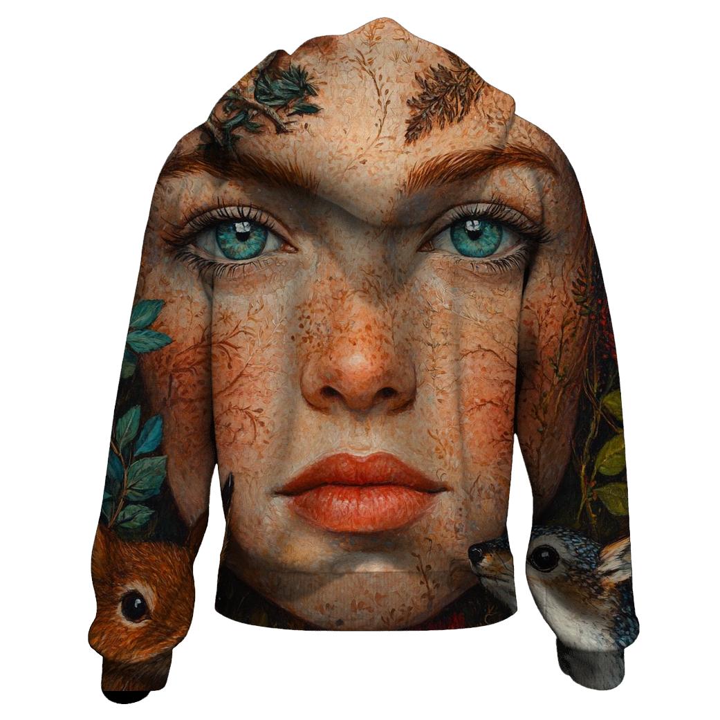 Frida Kahlo Inspired Portrait Of Memory hoodie styles