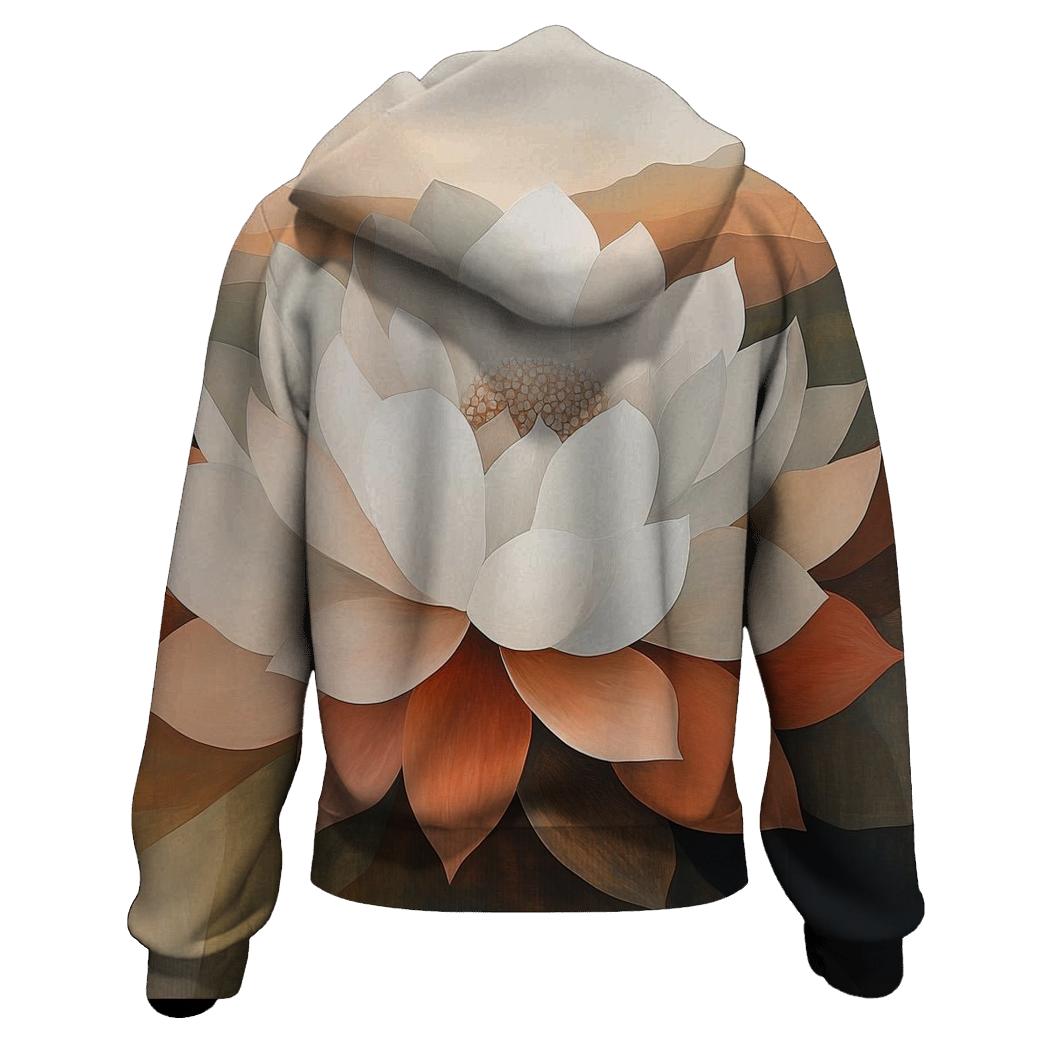 Georgia OKeeffe Inspired Desert Flowers lightweight hoodies