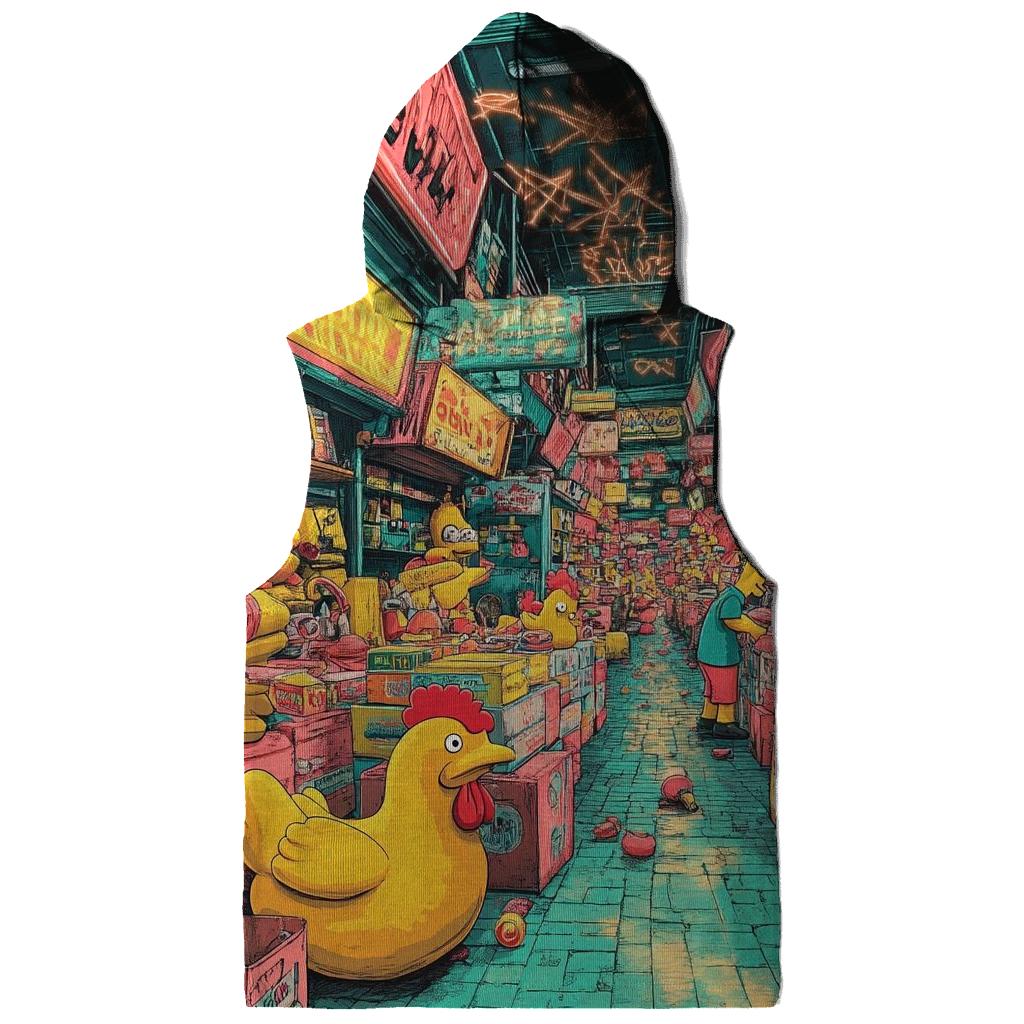 Flea Market Of Forgotten Gags embroidered hoodies