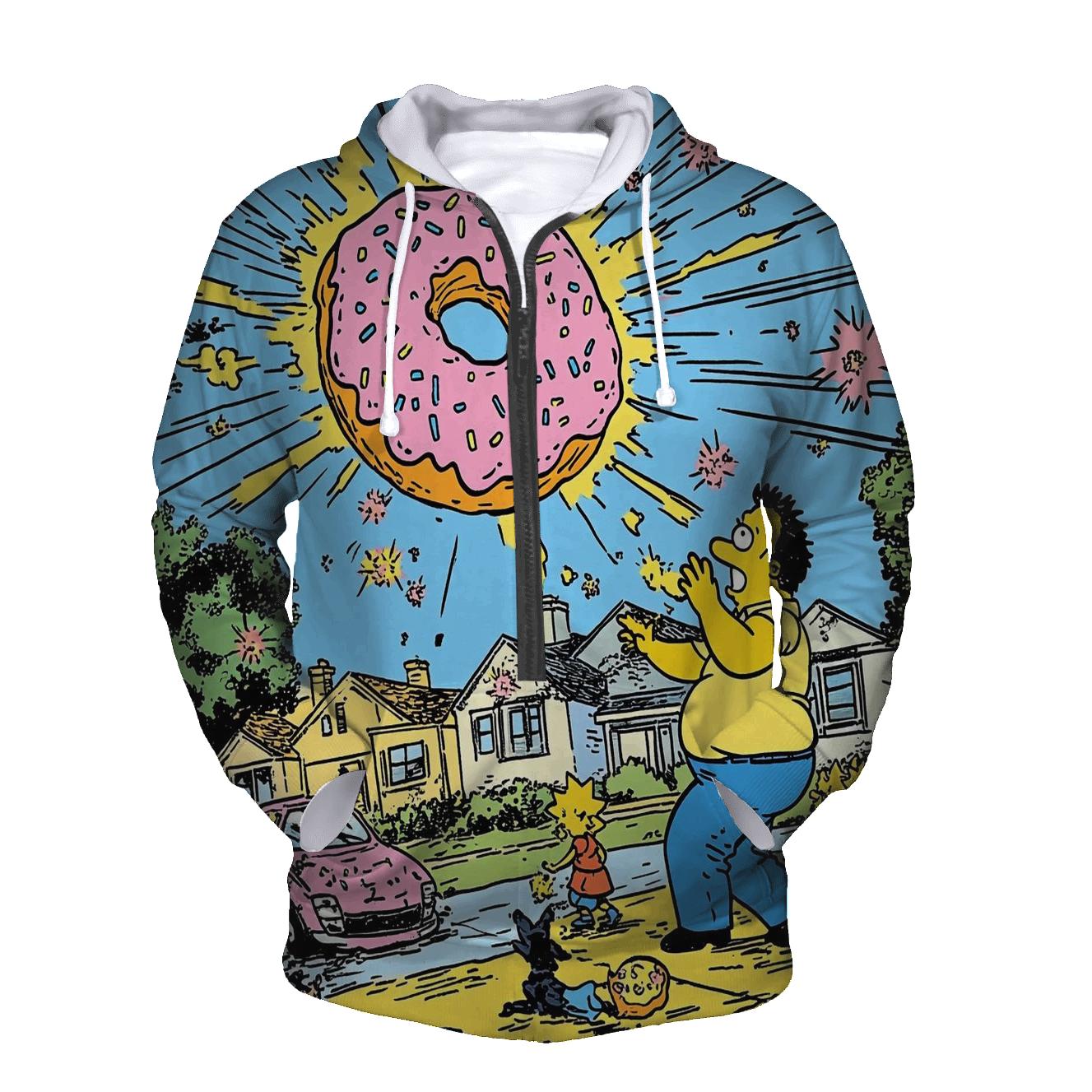 Donut Riot On Evergreen Terrace hoodies fashion