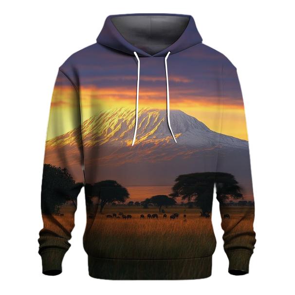 Mount Kilimanjaro - Tanzania printed hoodies