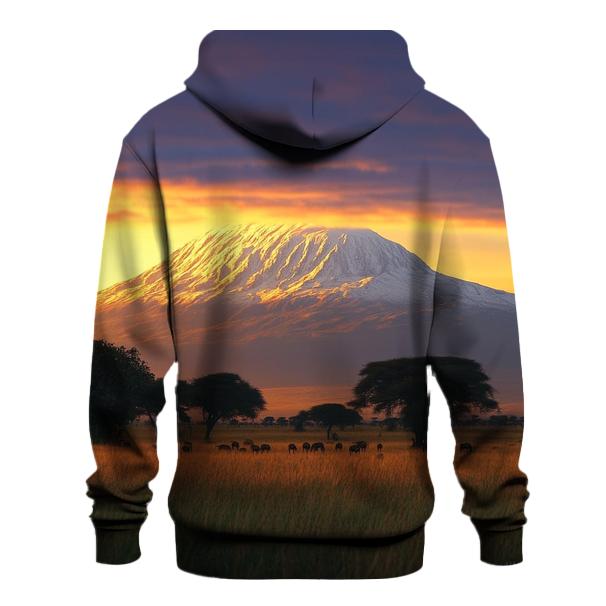 Mount Kilimanjaro - Tanzania printed hoodies