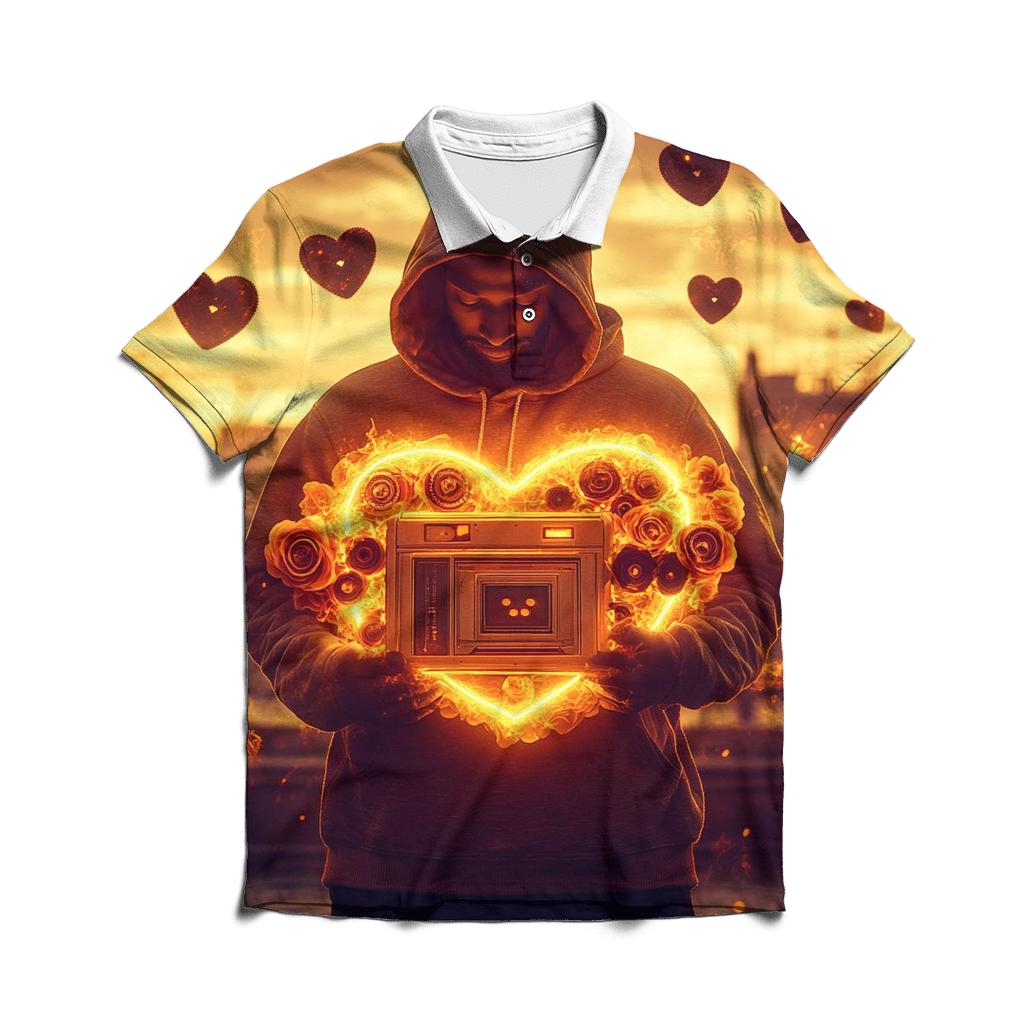 LL Cool J Boombox Romance stylish collar polo tees