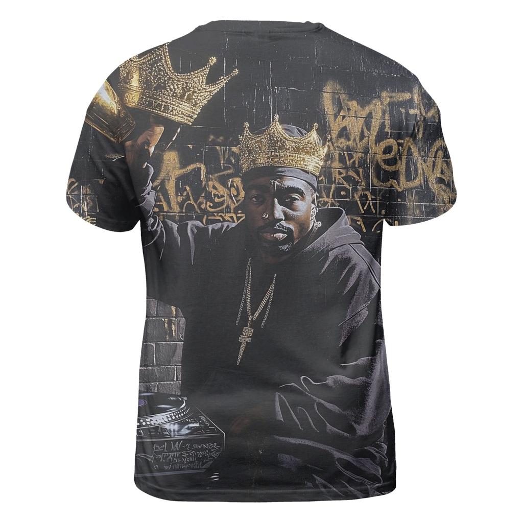 Concrete Crown Poetic statement graphic shirts