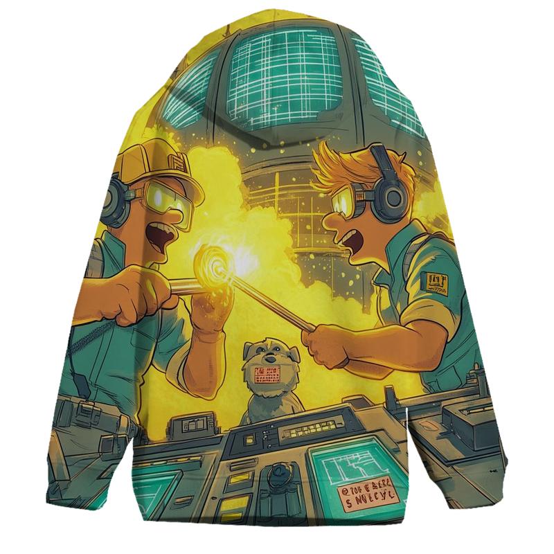 Nuclear Night Shift Shenanigans heavyweight hoodies