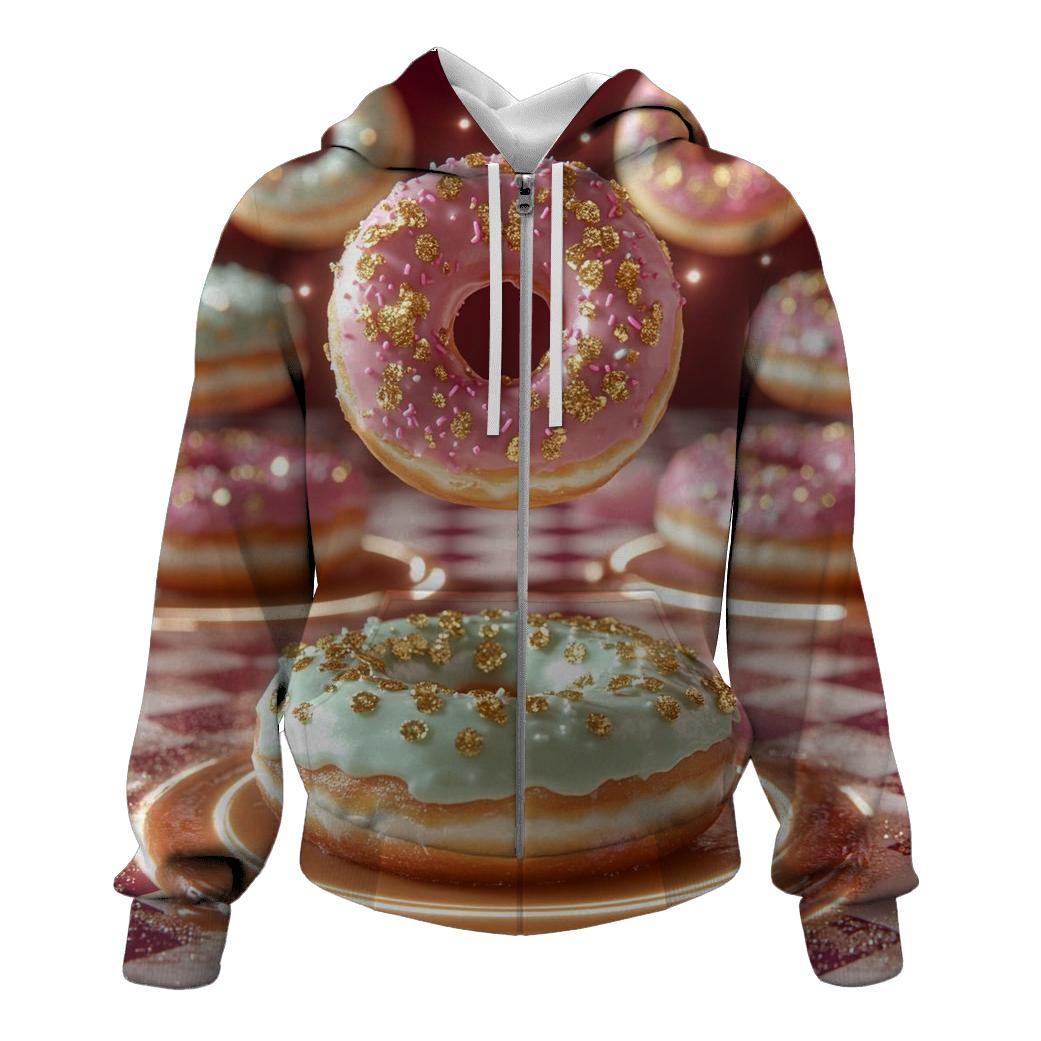 Gilded Donut Orbit hoodies fashion