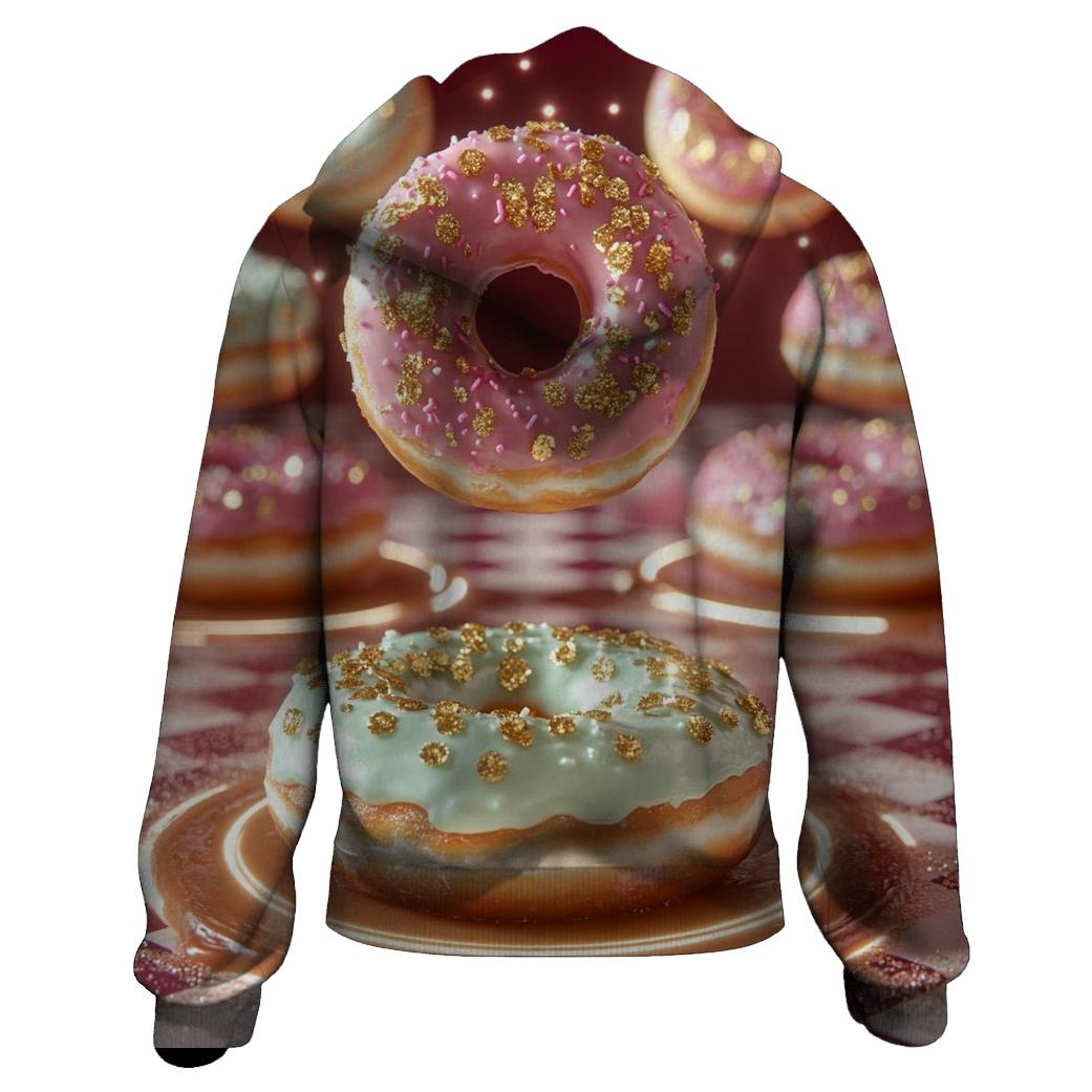 Gilded Donut Orbit hoodies fashion