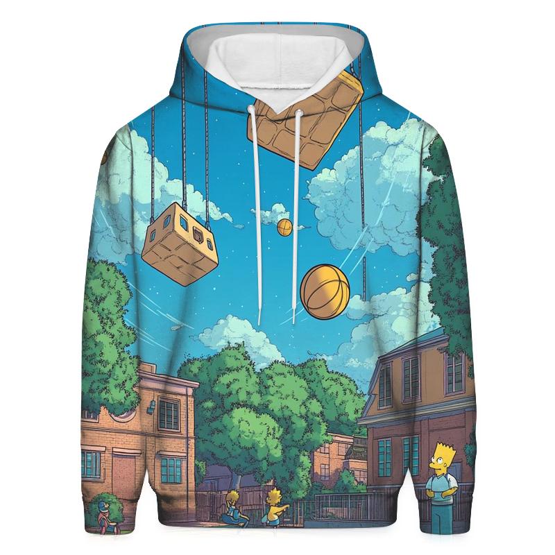 Springfield Schoolyard Time Warp designer hoodies