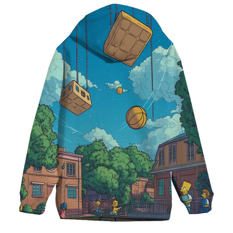 Springfield Schoolyard Time Warp designer hoodies