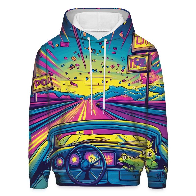Lizard King Road Trip graphic hoodies