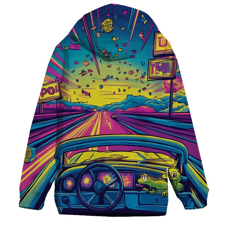 Lizard King Road Trip graphic hoodies
