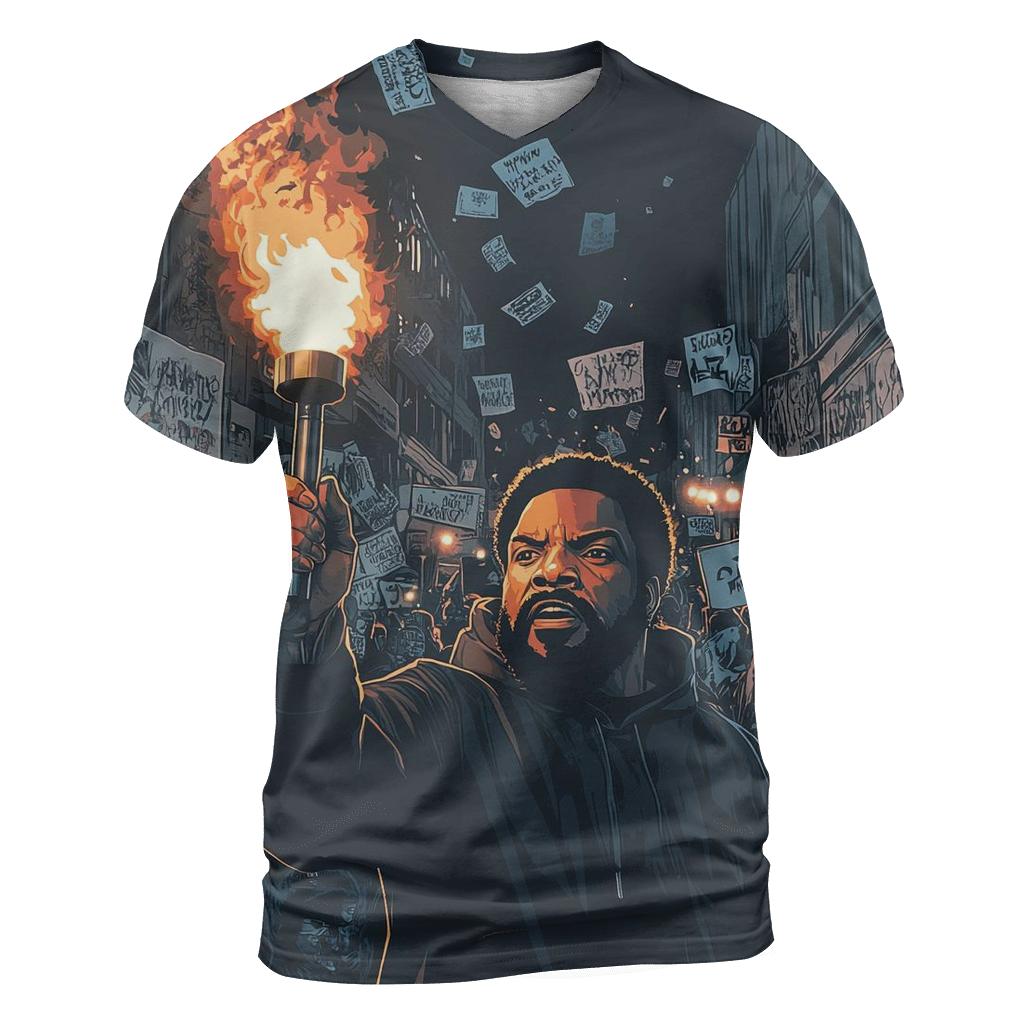 Ice Cube Block Protest statement graphic shirts