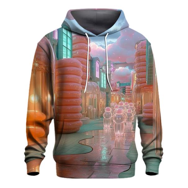 Jelly Bean Coraline embroidered hoodies