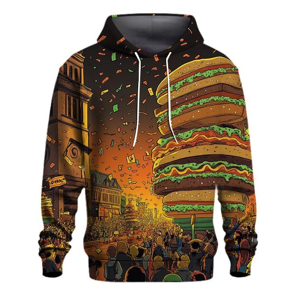 Bizarre Town Square Parade lightweight hoodies