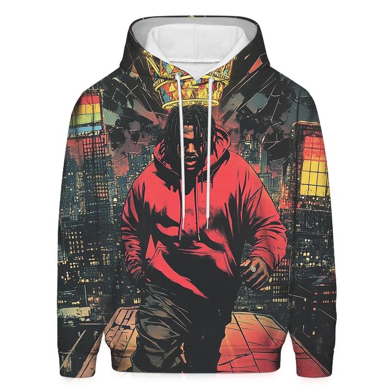Biggie Skyline Mosaic premium hoodies
