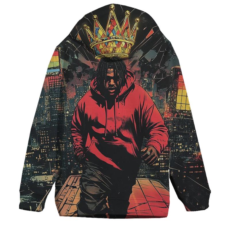 Biggie Skyline Mosaic premium hoodies