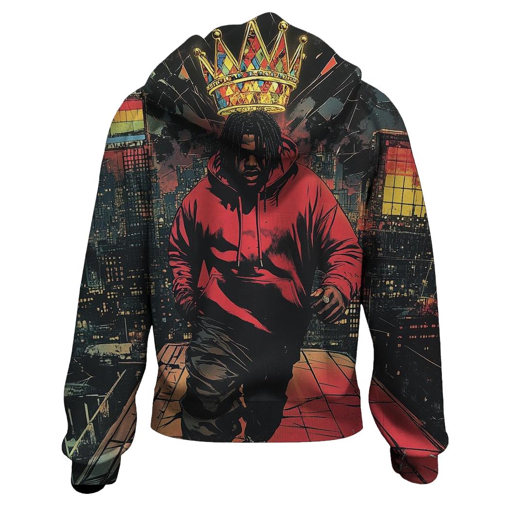 Biggie Skyline Mosaic heavyweight hoodies