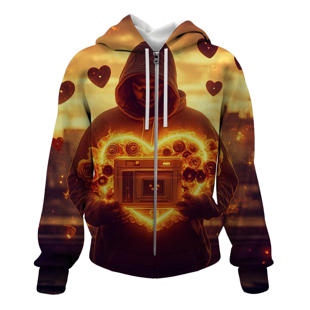 LL Cool J Boombox Romance embroidered hoodies