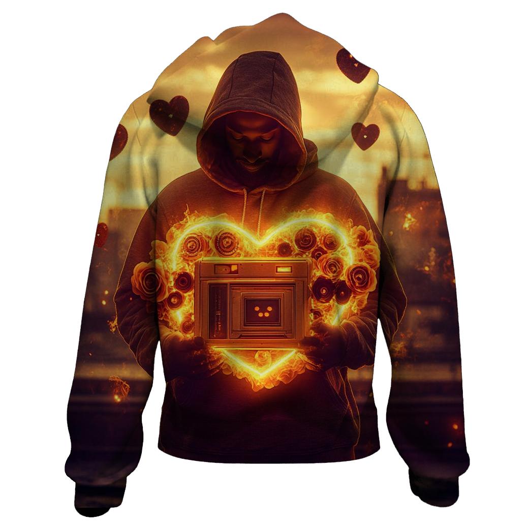 LL Cool J Boombox Romance embroidered hoodies