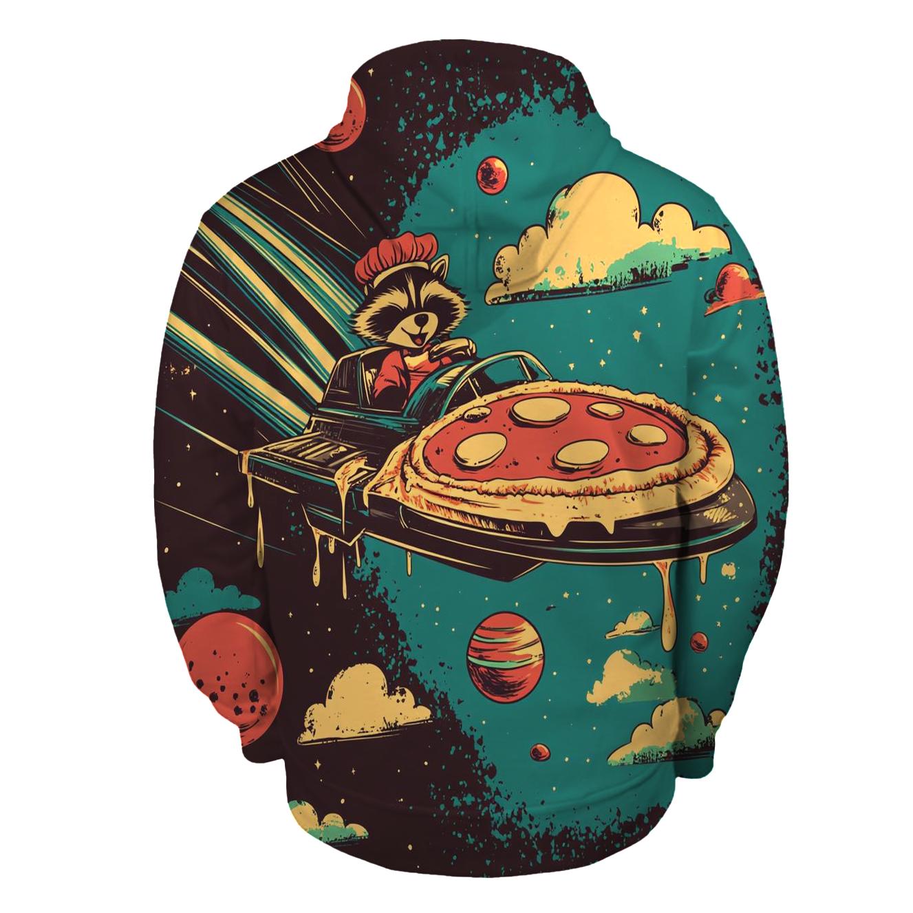 Cosmic Pizza Delivery premium hoodies