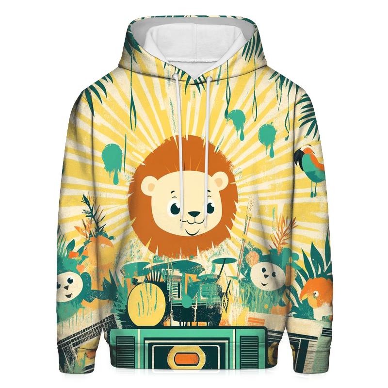 Boombox Jungle Jamboree zip-up hoodies