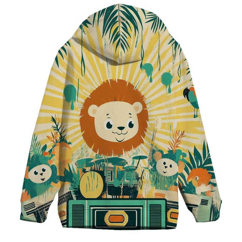 Boombox Jungle Jamboree zip-up hoodies