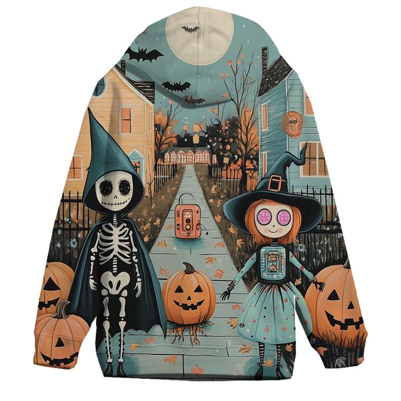 Catwalk Of Spooky Costumes graphic hoodies