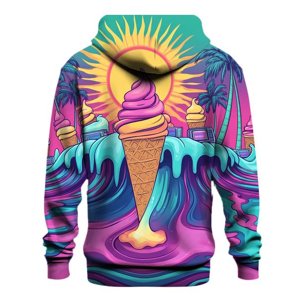 Atomic Ice Cream Surfers designer hoodies