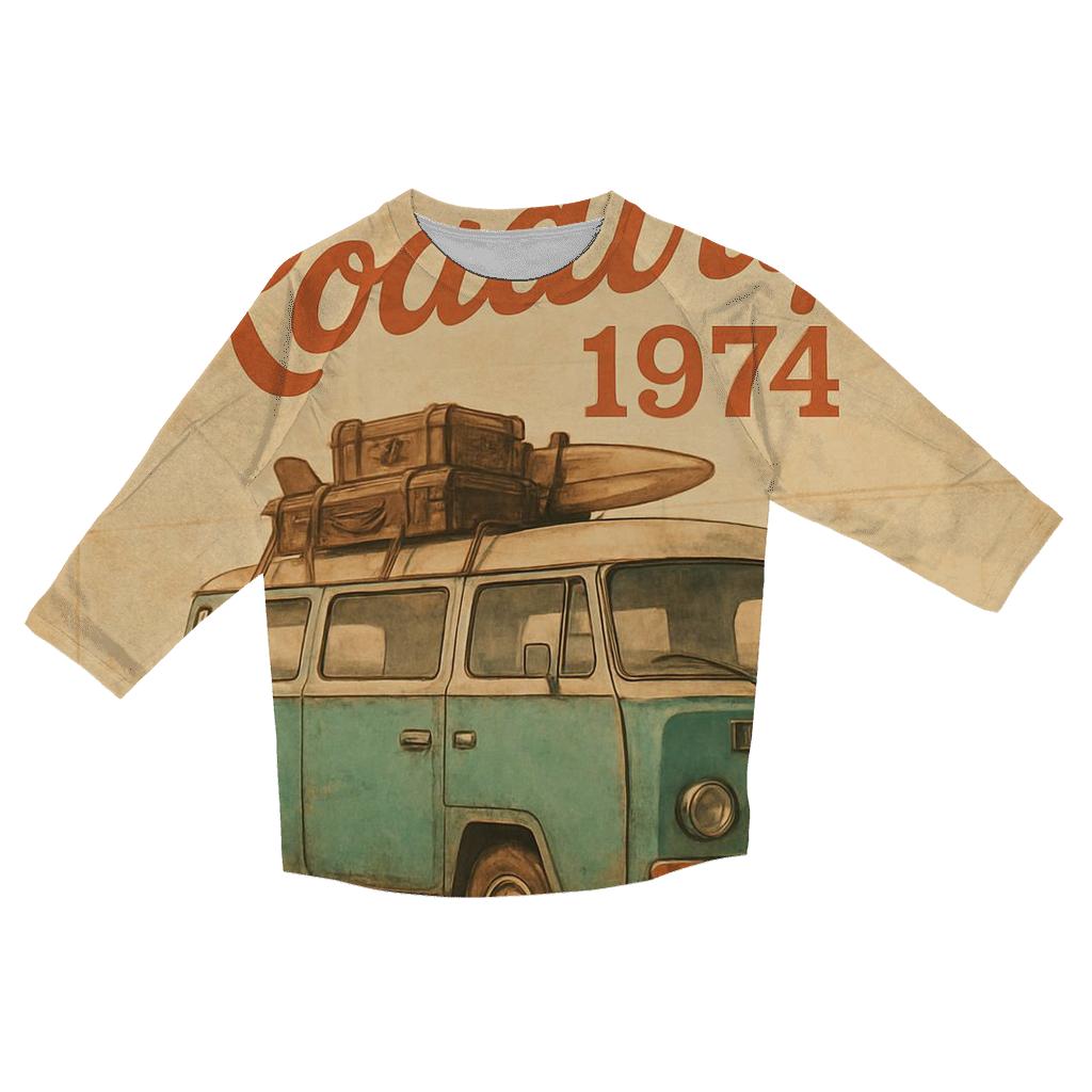 Sunfaded Roadtrip Camper cotton quarter sleeve shirts