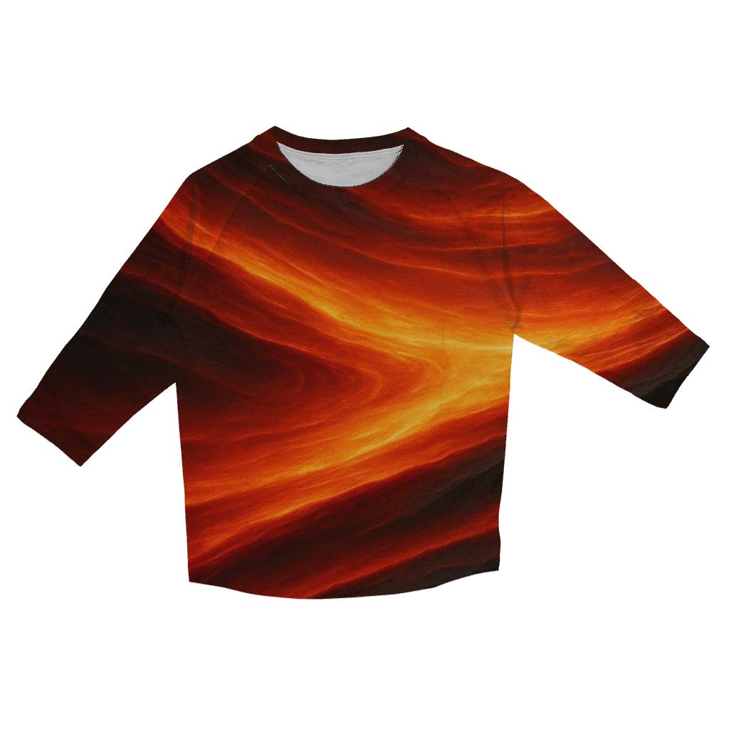 Molten Cascade cotton quarter sleeve shirts