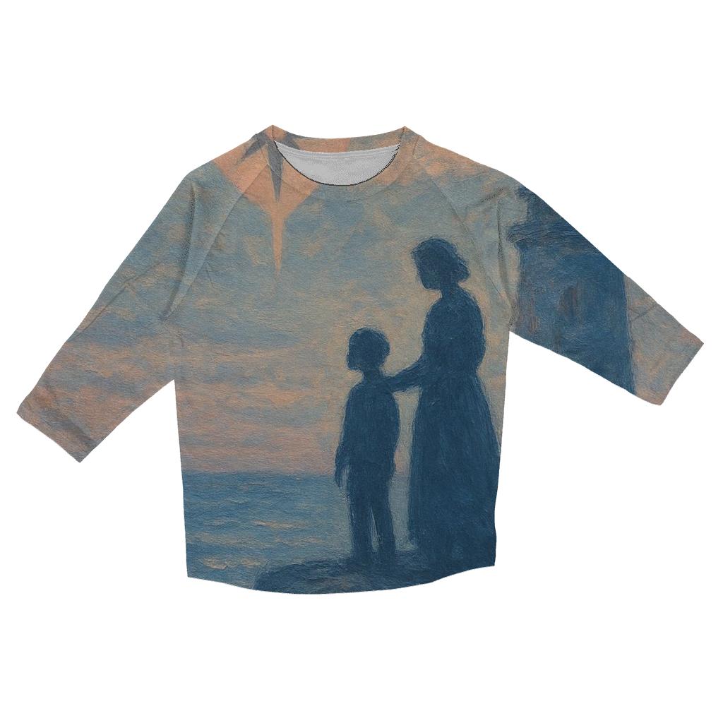 The Heart Compass casual three quarter sleeve shirts