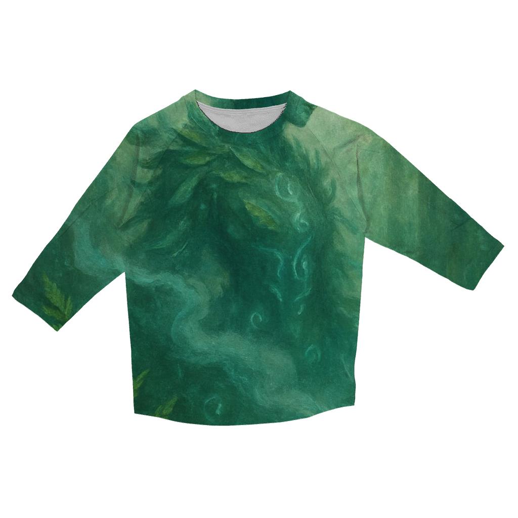 Mystical Forest Spirit fashion 3/4 sleeve shirts