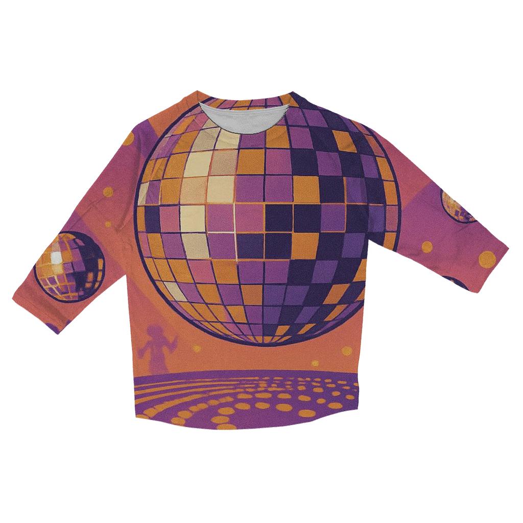 Disco Dot Mirage printed three quarter sleeve shirts