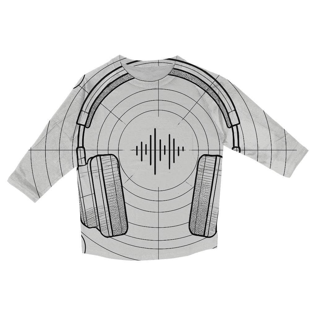 Headphone Orbit Diagram designer 3/4 sleeve blouses