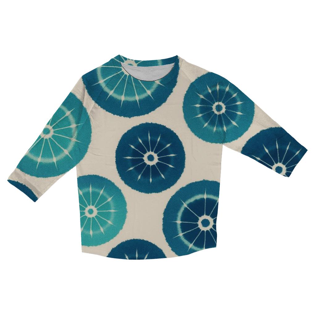 Kumo Rosette Cluster fashion 3/4 sleeve shirts