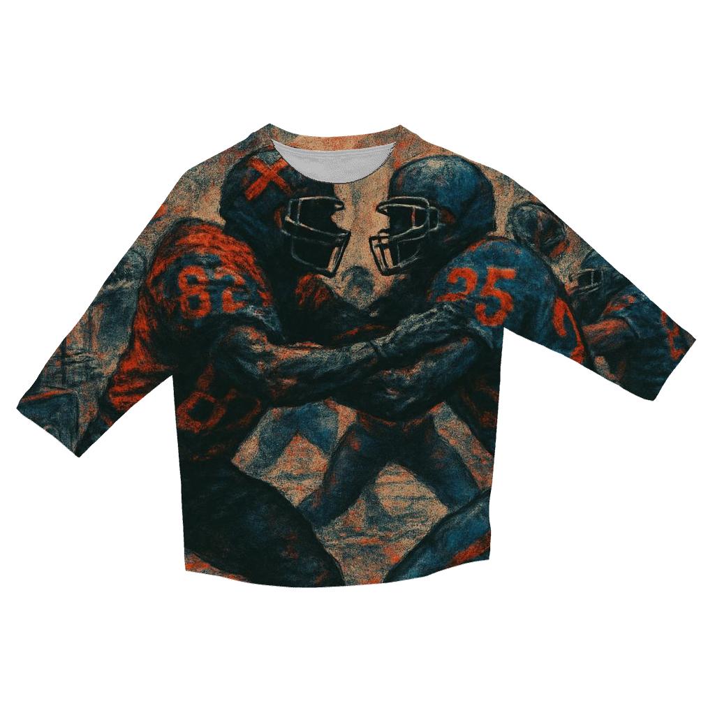 Halftime Alley Brawl casual three quarter sleeve shirts