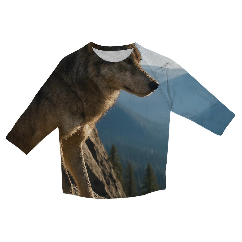 Rock Face Observer designer 3/4 sleeve blouses