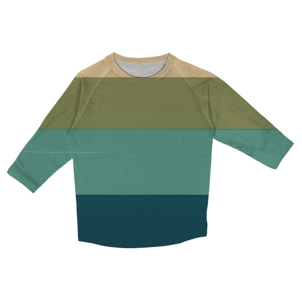 Horizon Strata printed three quarter sleeve shirts