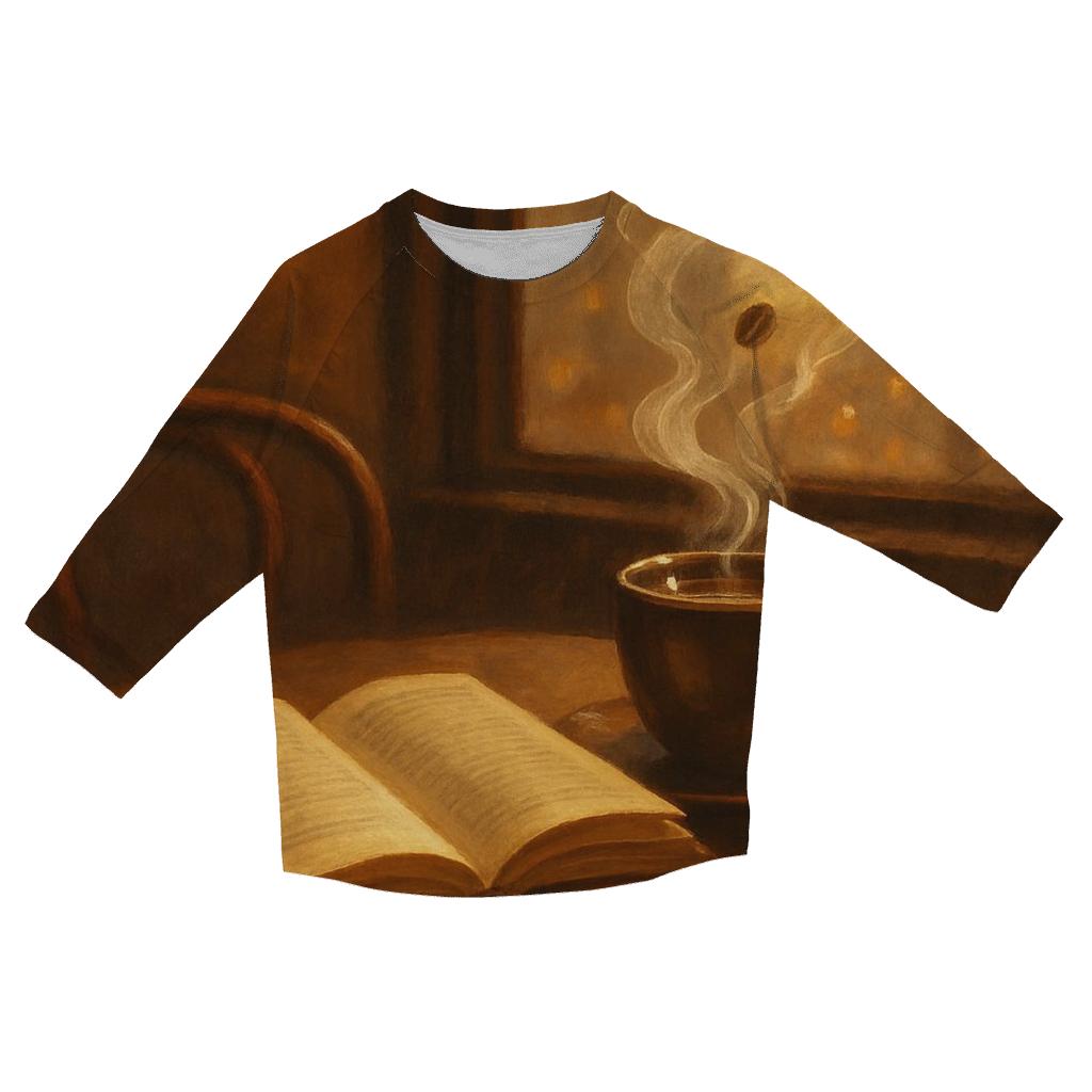 Aroma Wisp Scene trendy 3/4 sleeve tops