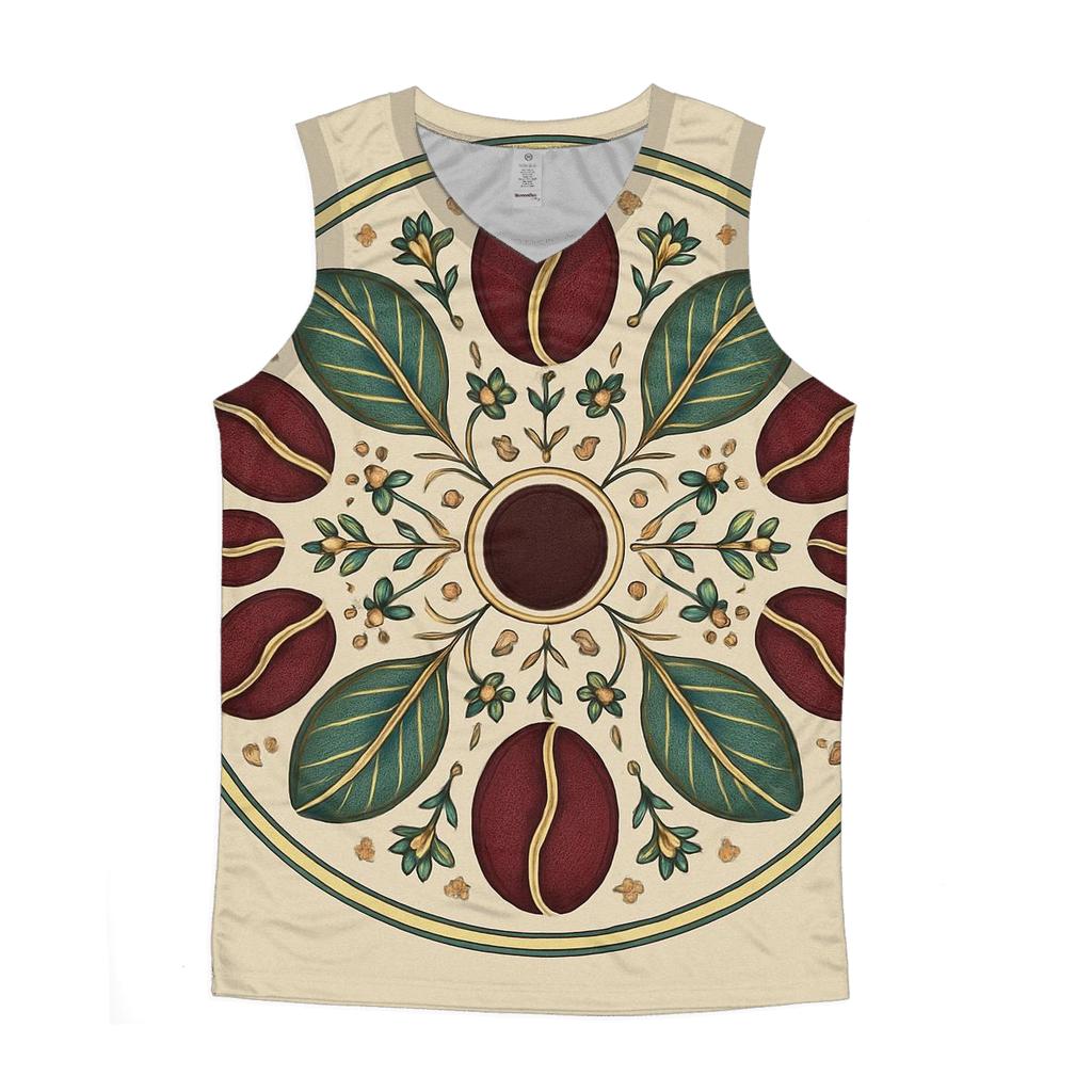 Bean Mandala Circle stylish racerback tanks