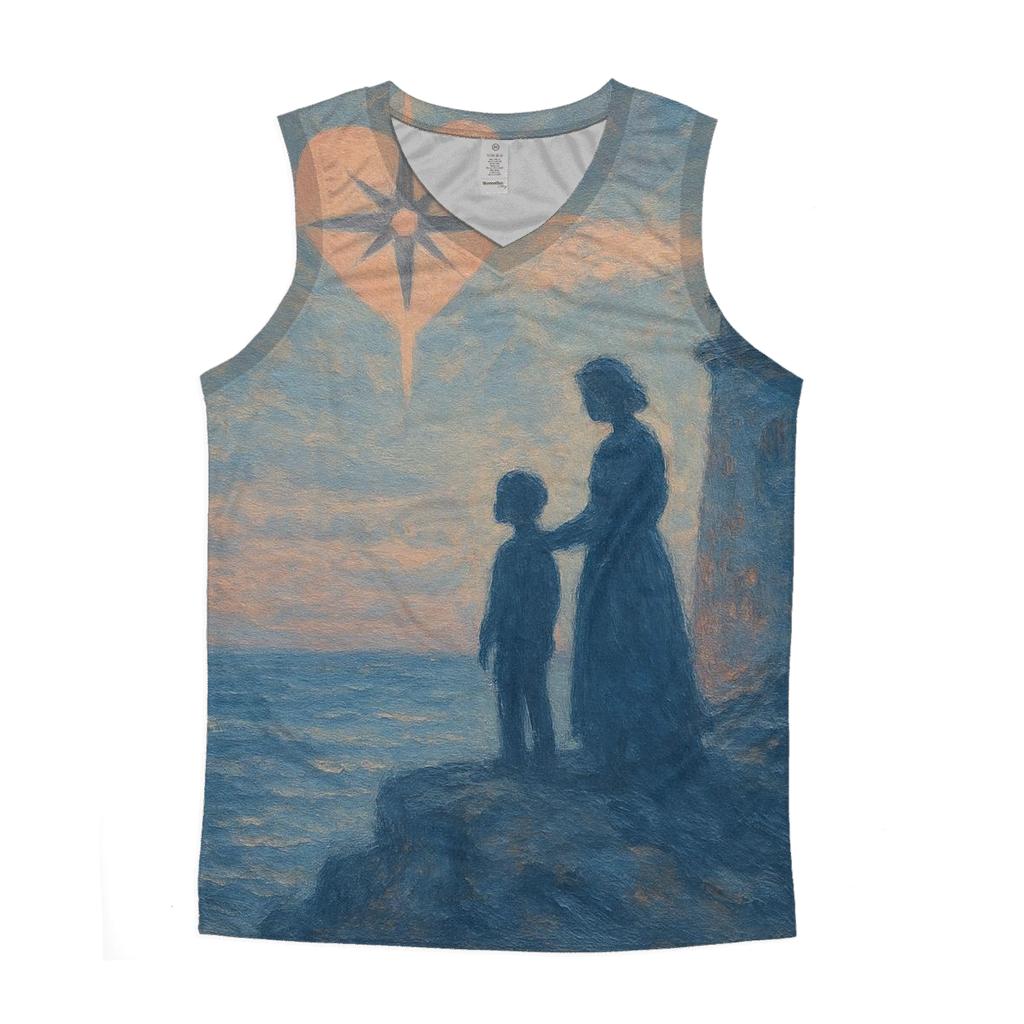 The Heart Compass custom tank tops