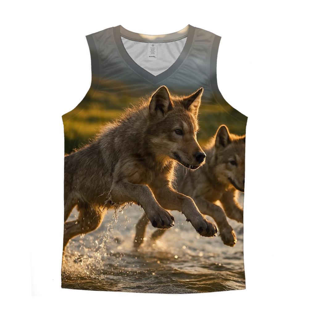 River Crossing Siblings sports performance tank tops