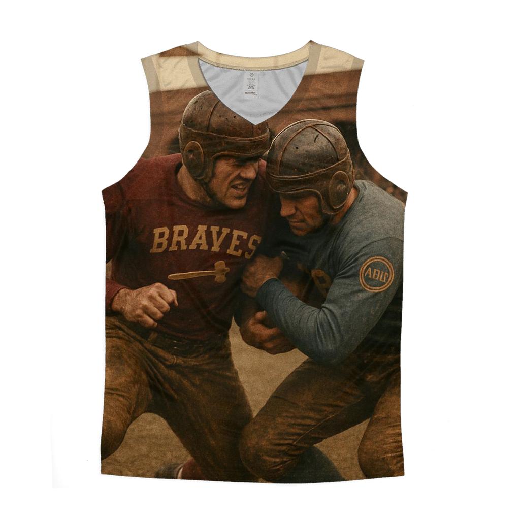 Heritage Helmet Clash cotton sleeveless tops