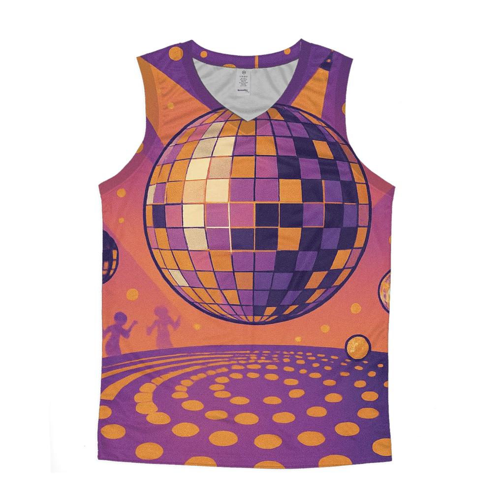 Disco Dot Mirage casual summer tank tops